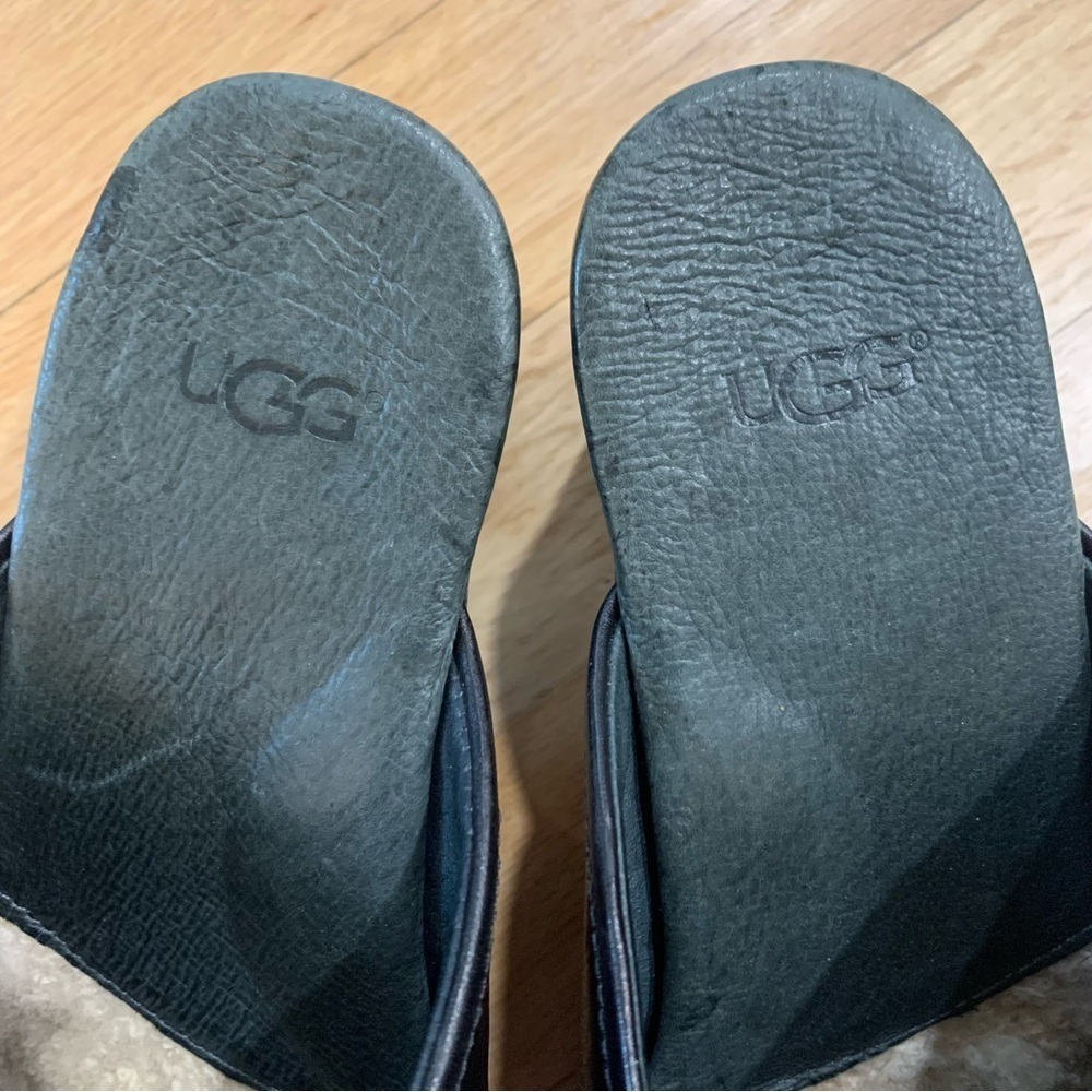 Ugg Abbie Studded Leather Platform Clog Mule US Size 6‎ Winter Fall Bohemian - Picture 4 of 10